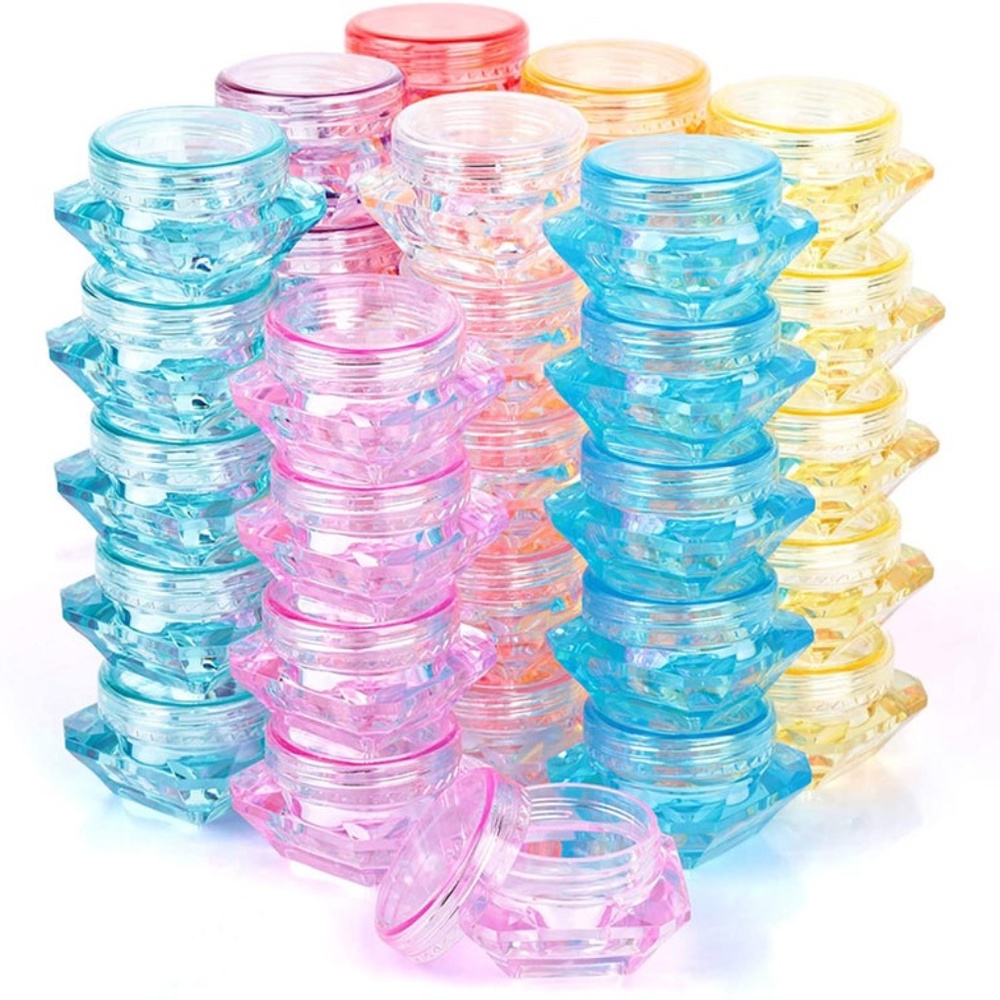 40 Pcs cosmetics containers, 3 gram sample empty